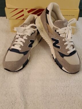 EUC New Balance MEN'S 2023 "Grey Day" 998-SZ 7.5-Marblehead w/Vintage Indigo